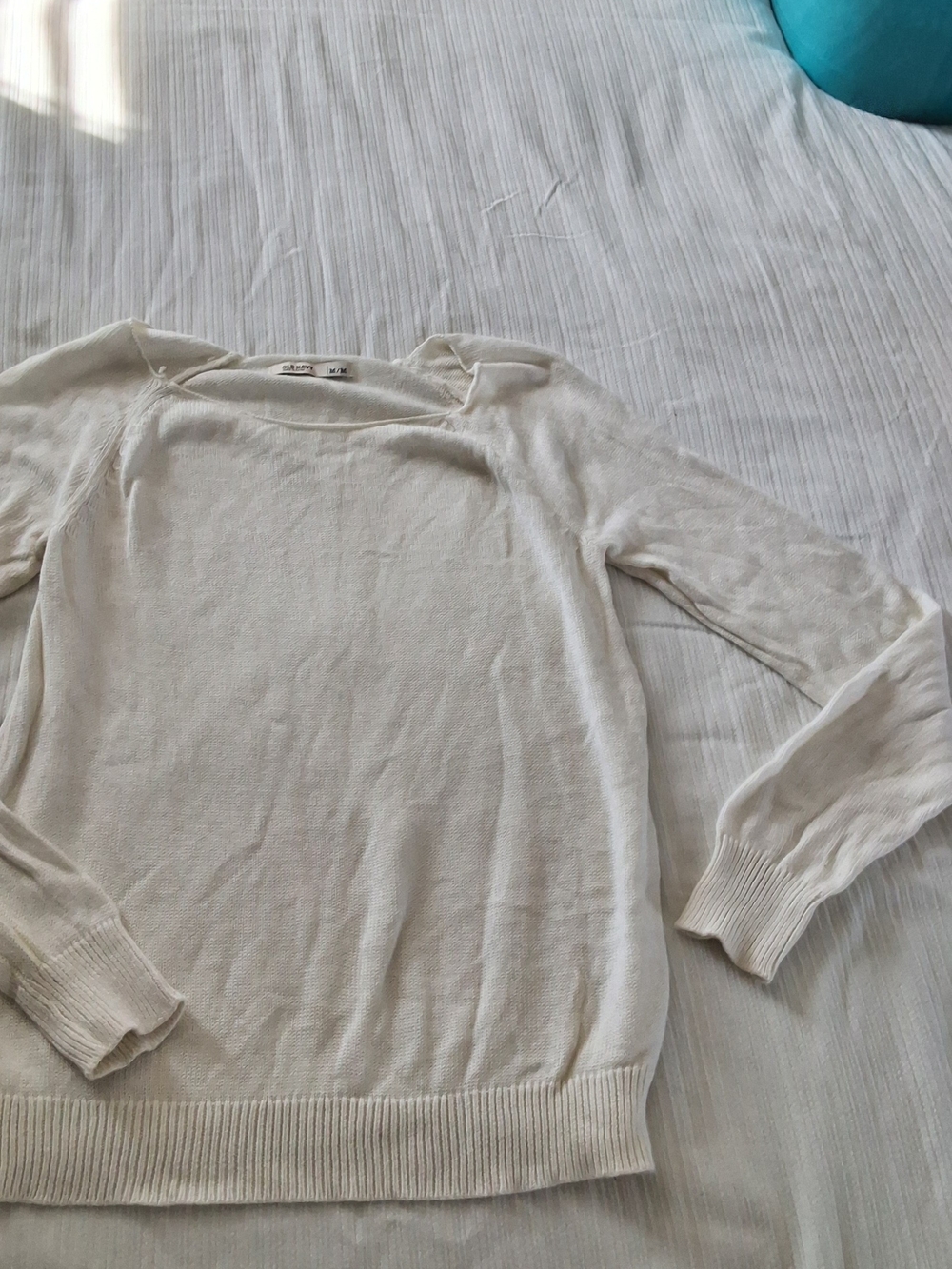 Old Navy Lightweight Scoopneck Sweater - Cream
